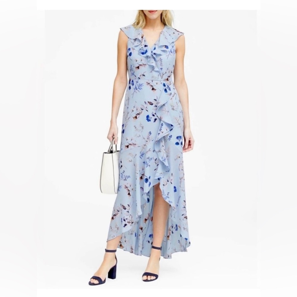 Banana Republic Blue High-Low Sundress